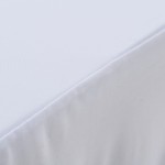 vidaXL Huse elastice de masă lungi, 2 buc., alb, 120 x 60,5 x 74 cm vidaXL Huse elastice de masă lungi, 2 buc., alb, 120 x 60,5 x 74 cm