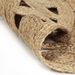 vidaXL Covor manual din iută împletită, 90 cm vidaXL Covor manual din iută împletită, 90 cm