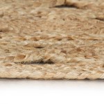 vidaXL Covor manual din iută împletită, 90 cm vidaXL Covor manual din iută împletită, 90 cm