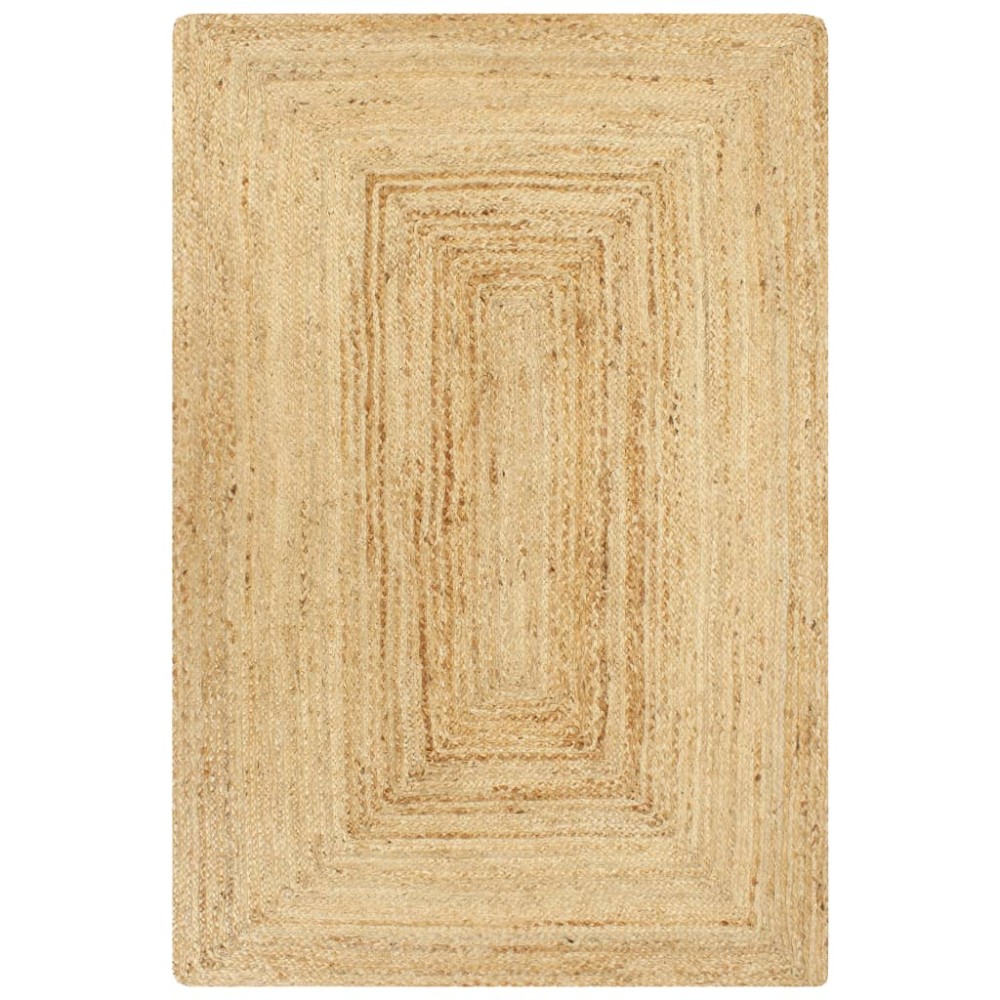 vidaXL Covor manual, natural, 160 x 230 cm, iută