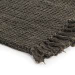vidaXL Pătură decorativă, antracit/maro, 160 x 210 cm, bumbac vidaXL Pătură decorativă, antracit/maro, 160 x 210 cm, bumbac