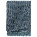 vidaXL Pătură decorativă, albastru indigo, 220 x 250 cm, bumbac