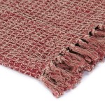 vidaXL Pătură decorativă, vișiniu, 160 x 210 cm, bumbac vidaXL Pătură decorativă, vișiniu, 160 x 210 cm, bumbac