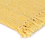 vidaXL Pătură decorativă, galben muștar, 160 x 210 cm, bumbac vidaXL Pătură decorativă, galben muștar, 160 x 210 cm, bumbac