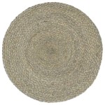 vidaXL Naproane, 6 buc., gri, 38 cm, rotund, iută vidaXL Naproane, 6 buc., gri, 38 cm, rotund, iută