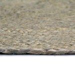 vidaXL Naproane, 6 buc., gri, 38 cm, rotund, iută vidaXL Naproane, 6 buc., gri, 38 cm, rotund, iută
