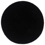 vidaXL Naproane, 4 buc., negru, 38 cm, bumbac, rotund vidaXL Naproane, 4 buc., negru, 38 cm, bumbac, rotund