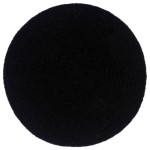 vidaXL Naproane, 6 buc., negru, 38 cm, bumbac, rotund vidaXL Naproane, 6 buc., negru, 38 cm, bumbac, rotund