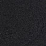 vidaXL Naproane, 6 buc., negru, 38 cm, bumbac, rotund vidaXL Naproane, 6 buc., negru, 38 cm, bumbac, rotund