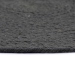 vidaXL Naproane, 6 buc., gri închis, 38 cm, bumbac, rotund vidaXL Naproane, 6 buc., gri închis, 38 cm, bumbac, rotund