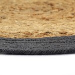vidaXL Naproane, 6 buc., natural și antracit, 38 cm, iută și bumbac vidaXL Naproane, 6 buc., natural și antracit, 38 cm, iută și bumbac