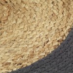 vidaXL Naproane, 6 buc., natural și antracit, 38 cm, iută și bumbac vidaXL Naproane, 6 buc., natural și antracit, 38 cm, iută și bumbac