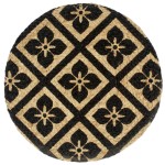 vidaXL Naproane, 6 buc., negru, 38 cm, iută, rotund vidaXL Naproane, 6 buc., negru, 38 cm, iută, rotund