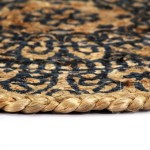 vidaXL Naproane, 4 buc., albastru închis, 38 cm, iută, rotund vidaXL Naproane, 4 buc., albastru închis, 38 cm, iută, rotund