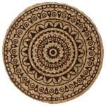 vidaXL Naproane, 4 buc., maro închis, 38 cm, iută, rotund vidaXL Naproane, 4 buc., maro închis, 38 cm, iută, rotund