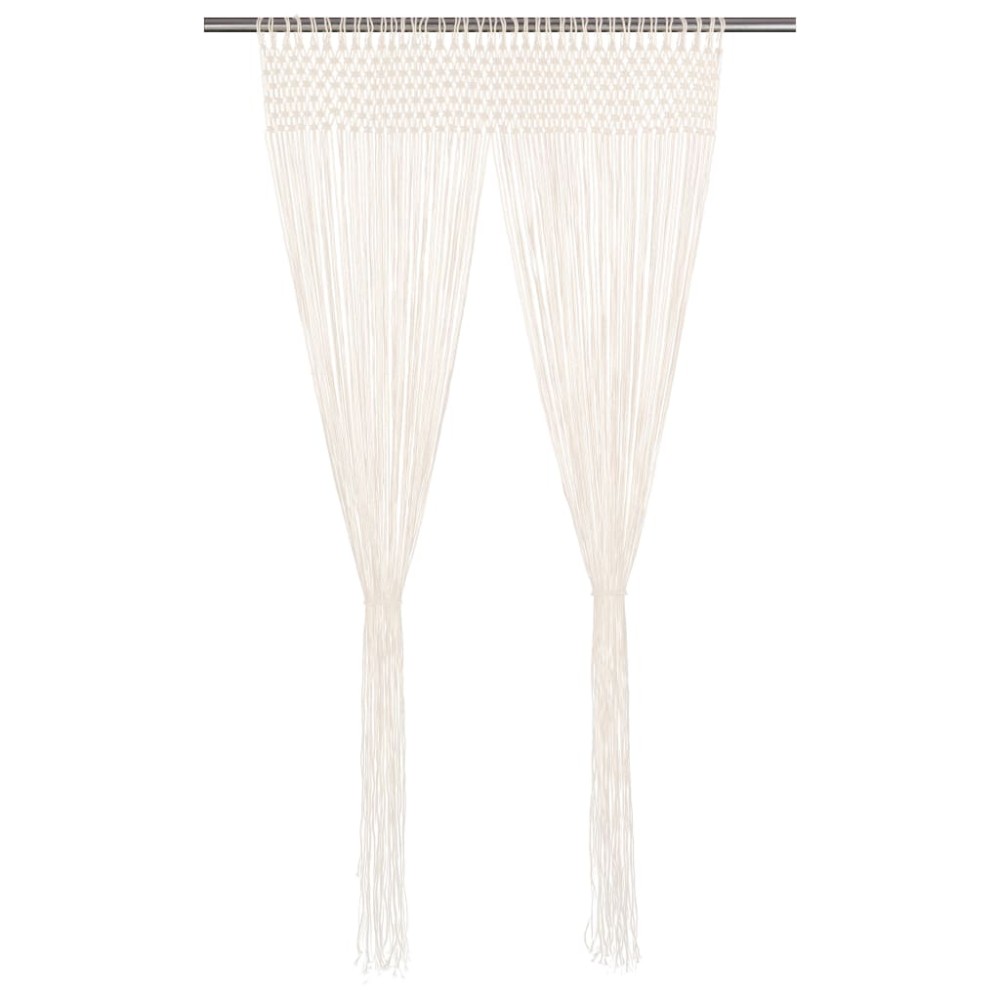 vidaXL Perdea macrame, 140 x 240 cm, bumbac