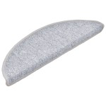vidaXL Covorașe pentru scări, 15 buc., 56x17x3 cm, gri deschis, semirotunde vidaXL Covorașe pentru scări, 15 buc., 56x17x3 cm, gri deschis, semirotunde