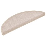 vidaXL Covorașe pentru scări, 15 buc., 56x17x3 cm, semirotunde, gri taupe vidaXL Covorașe pentru scări, 15 buc., 56x17x3 cm, semirotunde, gri taupe