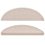 vidaXL Covorașe pentru scări, 15 buc., 56x17x3 cm, semirotunde, gri taupe vidaXL Covorașe pentru scări, 15 buc., 56x17x3 cm, semirotunde, gri taupe