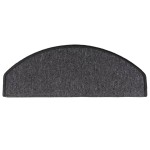 vidaXL Covorașe pentru trepte scară, 15 buc., antracit, 65x24x4 cm