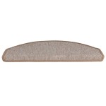 vidaXL Covorașe pentru scări, 15 buc., 65x24x4 cm, maro deschis, semirotunde, mari vidaXL Covorașe pentru scări, 15 buc., 65x24x4 cm, maro deschis, semirotunde, mari