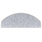 vidaXL Covorașe pentru scări, 15 buc., 65x24x4 cm, gri deschis, semirotunde, mari vidaXL Covorașe pentru scări, 15 buc., 65x24x4 cm, gri deschis, semirotunde, mari