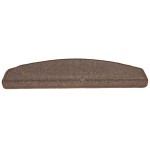 vidaXL Covorașe scări, 15 buc., 65x24x4 cm, maro cafea, semirotunde, mari vidaXL Covorașe scări, 15 buc., 65x24x4 cm, maro cafea, semirotunde, mari