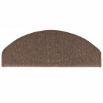 vidaXL Covorașe scări, 15 buc., 65x24x4 cm, maro cafea, semirotunde, mari vidaXL Covorașe scări, 15 buc., 65x24x4 cm, maro cafea, semirotunde, mari