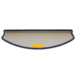 vidaXL Covorașe pentru scări, 15 buc., 65x24x4 cm, albastru, semirotunde, mari