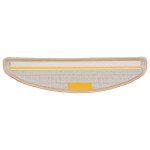 vidaXL Covorașe pentru scări, 15 buc., 56x17x3 cm, semirotunde, crem vidaXL Covorașe pentru scări, 15 buc., 56x17x3 cm, semirotunde, crem
