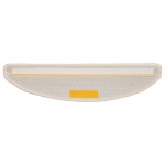 vidaXL Covorașe pentru trepte scară, 15 buc., alb, 56x17x3 cm