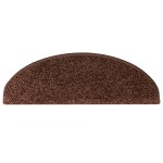 vidaXL Covorașe pentru scări, 15 buc., 65x21x4 cm, maro, semirotunde, mari vidaXL Covorașe pentru scări, 15 buc., 65x21x4 cm, maro, semirotunde, mari
