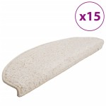 vidaXL Covorașe pentru trepte scară, 15 buc., alb, 65x21x4 cm vidaXL Covorașe pentru trepte scară, 15 buc., alb, 65x21x4 cm