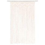 vidaXL Perdea macrame, 140 x 240 cm, bumbac