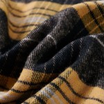 Cămașă în carouri pentru copii, galben și negru, 92 Cămașă în carouri pentru copii, galben și negru, 92