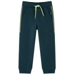 Pantaloni de trening pentru copii cu cordon verde mușchi 92 Pantaloni de trening pentru copii cu cordon verde mușchi 92