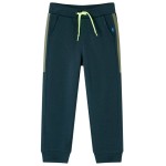 Pantaloni de trening pentru copii cu cordon verde mușchi 116 Pantaloni de trening pentru copii cu cordon verde mușchi 116
