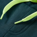 Pantaloni de trening pentru copii cu cordon verde mușchi 140