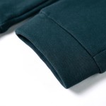 Pantaloni de trening pentru copii cu cordon verde mușchi 140