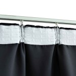 vidaXL Draperii opace cu cârlige, 2 buc., negru, 140 x 175 cm vidaXL Draperii opace cu cârlige, 2 buc., negru, 140 x 175 cm