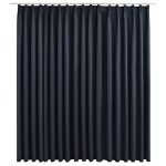 vidaXL Draperie opacă, antracit, 290 x 245 cm, cu cârlige vidaXL Draperie opacă, antracit, 290 x 245 cm, cu cârlige