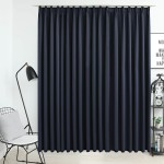 vidaXL Draperie opacă, antracit, 290 x 245 cm, cu cârlige vidaXL Draperie opacă, antracit, 290 x 245 cm, cu cârlige