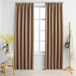 vidaXL Draperii opace cu cârlige, 2 buc., gri taupe, 140 x 175 cm vidaXL Draperii opace cu cârlige, 2 buc., gri taupe, 140 x 175 cm