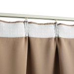 vidaXL Draperii opace, 2 buc., gri taupe, 140 x 245 cm, cu cârlige vidaXL Draperii opace, 2 buc., gri taupe, 140 x 245 cm, cu cârlige