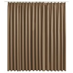 vidaXL Draperie opacă, gri taupe, 290 x 245 cm, cu cârlige