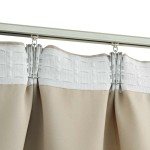 vidaXL Draperii opace cu cârlige, 2 buc., bej, 140 x 245 cm