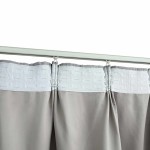 vidaXL Draperii opace cu cârlige, 2 buc., gri, 140 x 175 cm vidaXL Draperii opace cu cârlige, 2 buc., gri, 140 x 175 cm