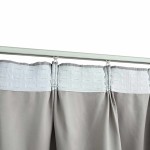 vidaXL Draperii opace cu cârlige, 2 buc., gri, 140 x 245 cm