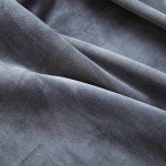 vidaXL Draperii opace cu inele, 2 buc., antracit, 140x245 cm, catifea vidaXL Draperii opace cu inele, 2 buc., antracit, 140x245 cm, catifea