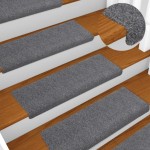 vidaXL Covorașe autoadezive pentru scări, 15 buc., 65x21x4 cm, gri deschis, cu margini dreptunghiulare vidaXL Covorașe autoadezive pentru scări, 15 buc., 65x21x4 cm, gri deschis, cu margini dreptunghiulare